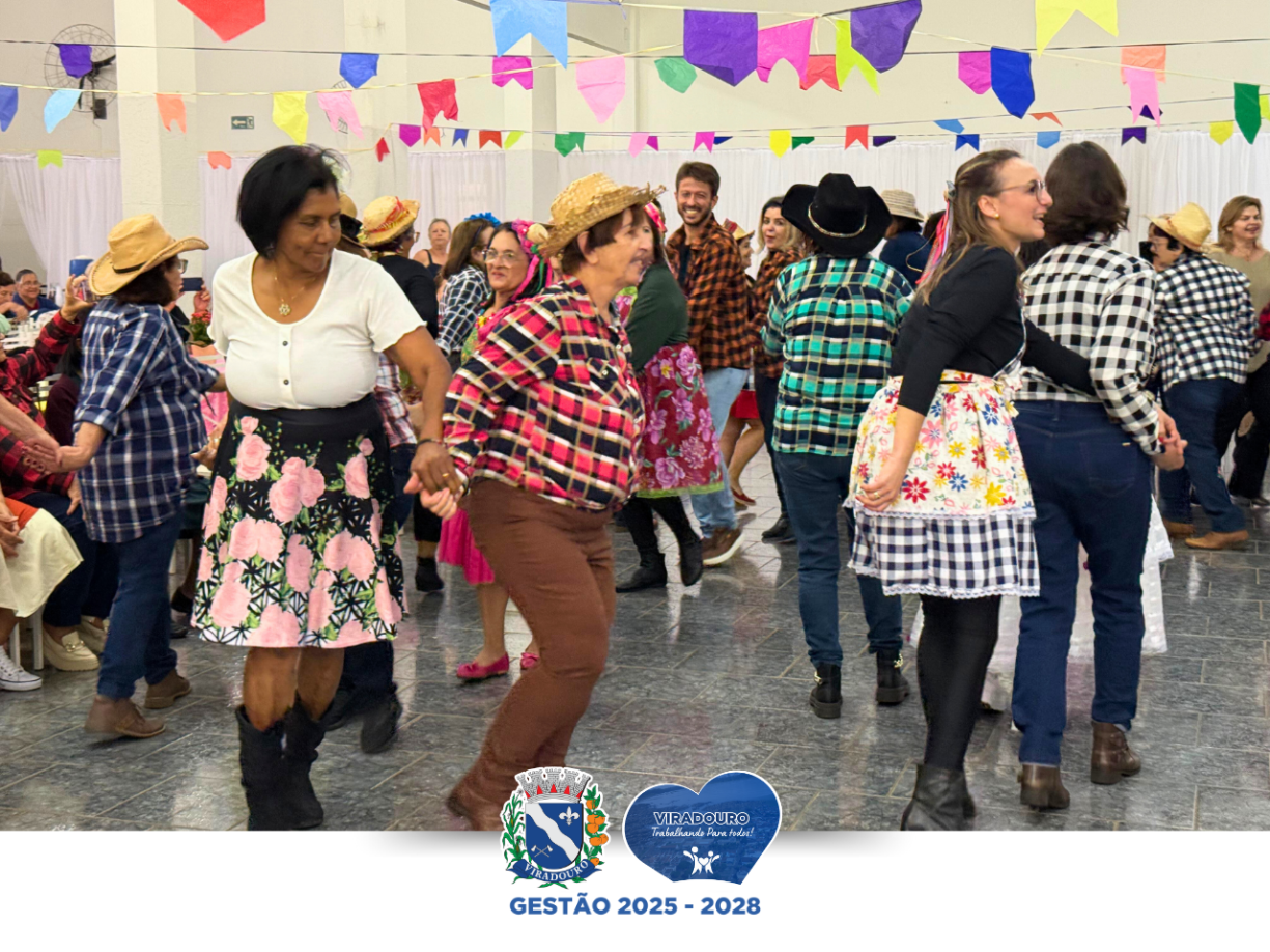 Festa Julina anima a manhã dos idosos dos CCIs e CRAS!