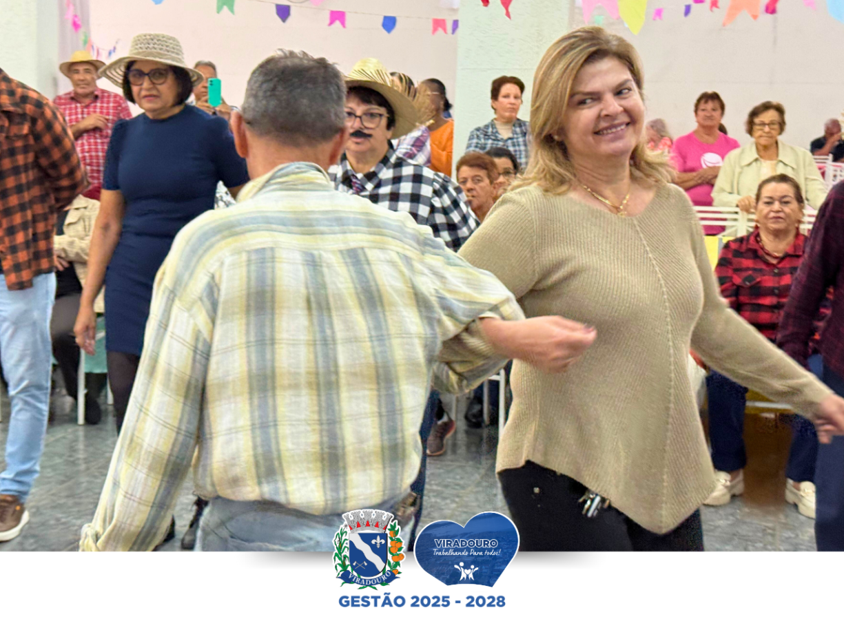 Festa Julina anima a manhã dos idosos dos CCIs e CRAS!