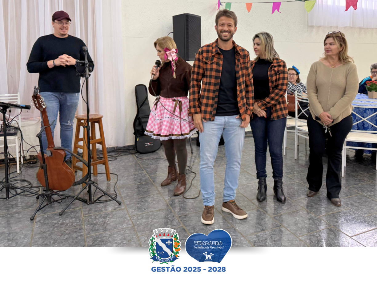 Festa Julina anima a manhã dos idosos dos CCIs e CRAS!