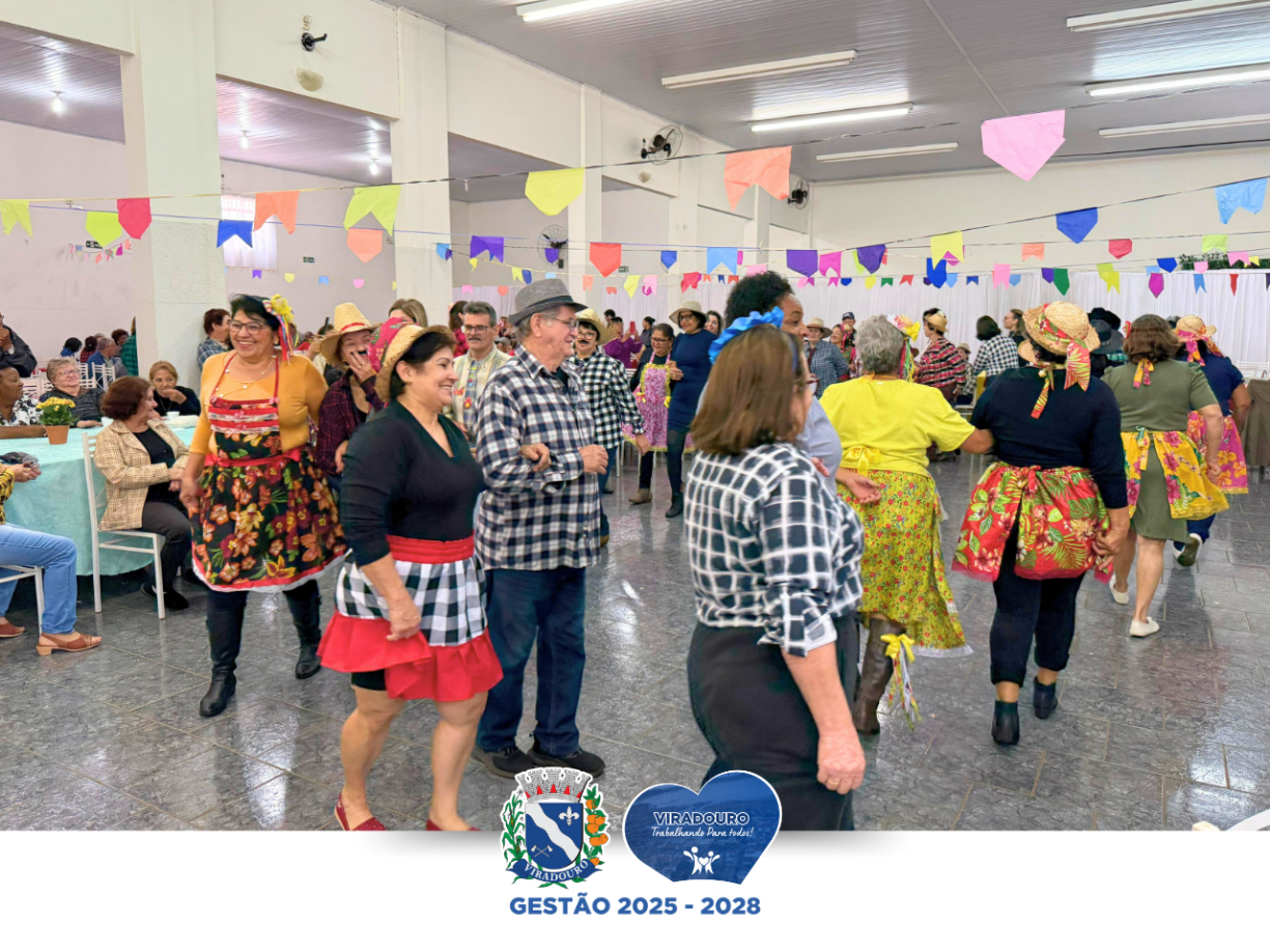 Festa Julina anima a manhã dos idosos dos CCIs e CRAS!