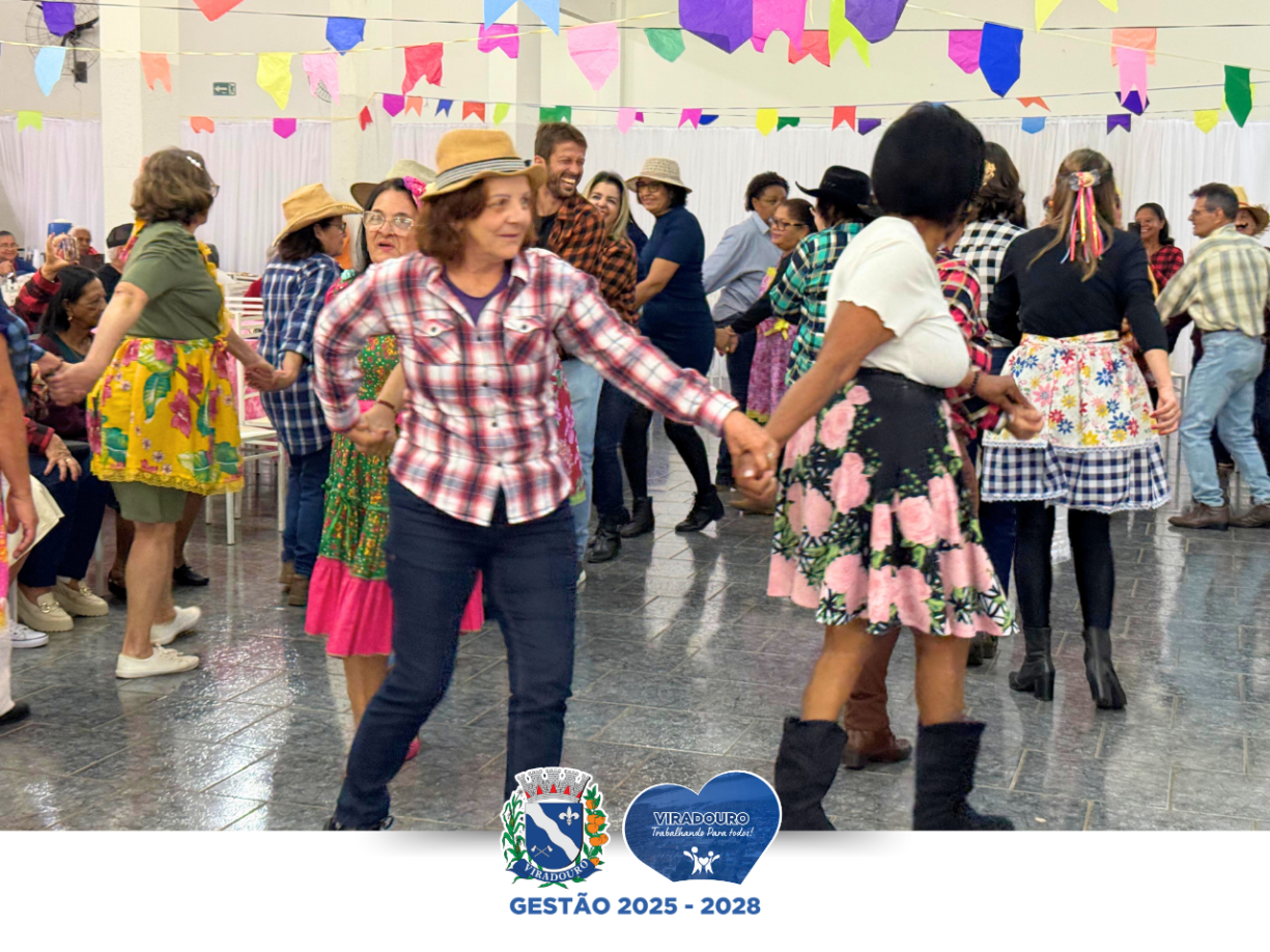 Festa Julina anima a manhã dos idosos dos CCIs e CRAS!