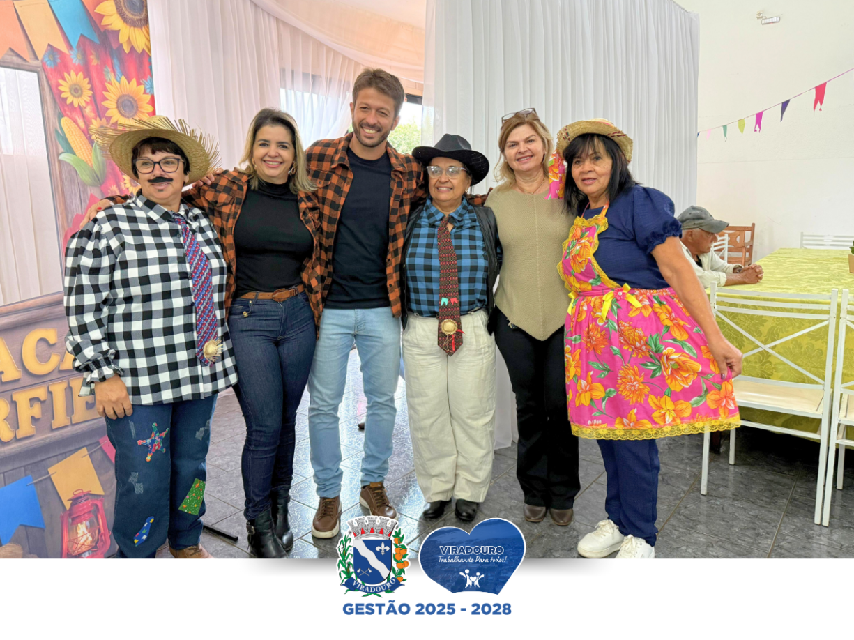 Festa Julina anima a manhã dos idosos dos CCIs e CRAS!