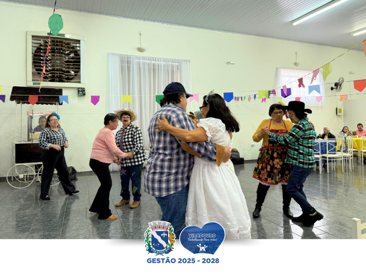 Festa Julina anima a manhã dos idosos dos CCIs e CRAS!