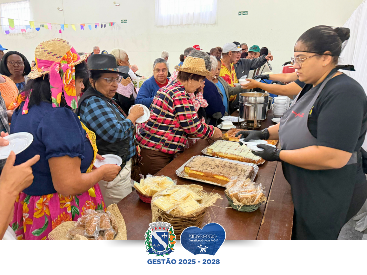 Festa Julina anima a manhã dos idosos dos CCIs e CRAS!