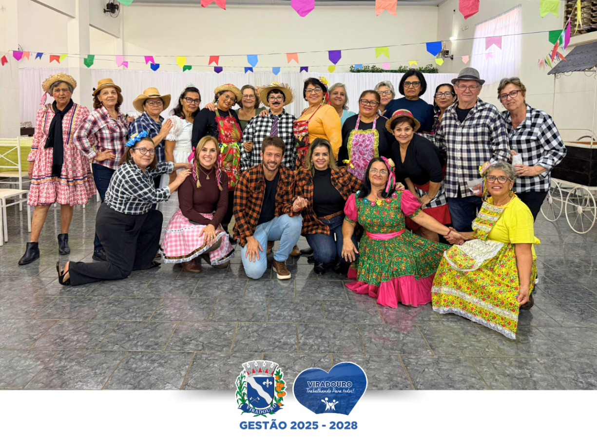 Festa Julina anima a manhã dos idosos dos CCIs e CRAS!