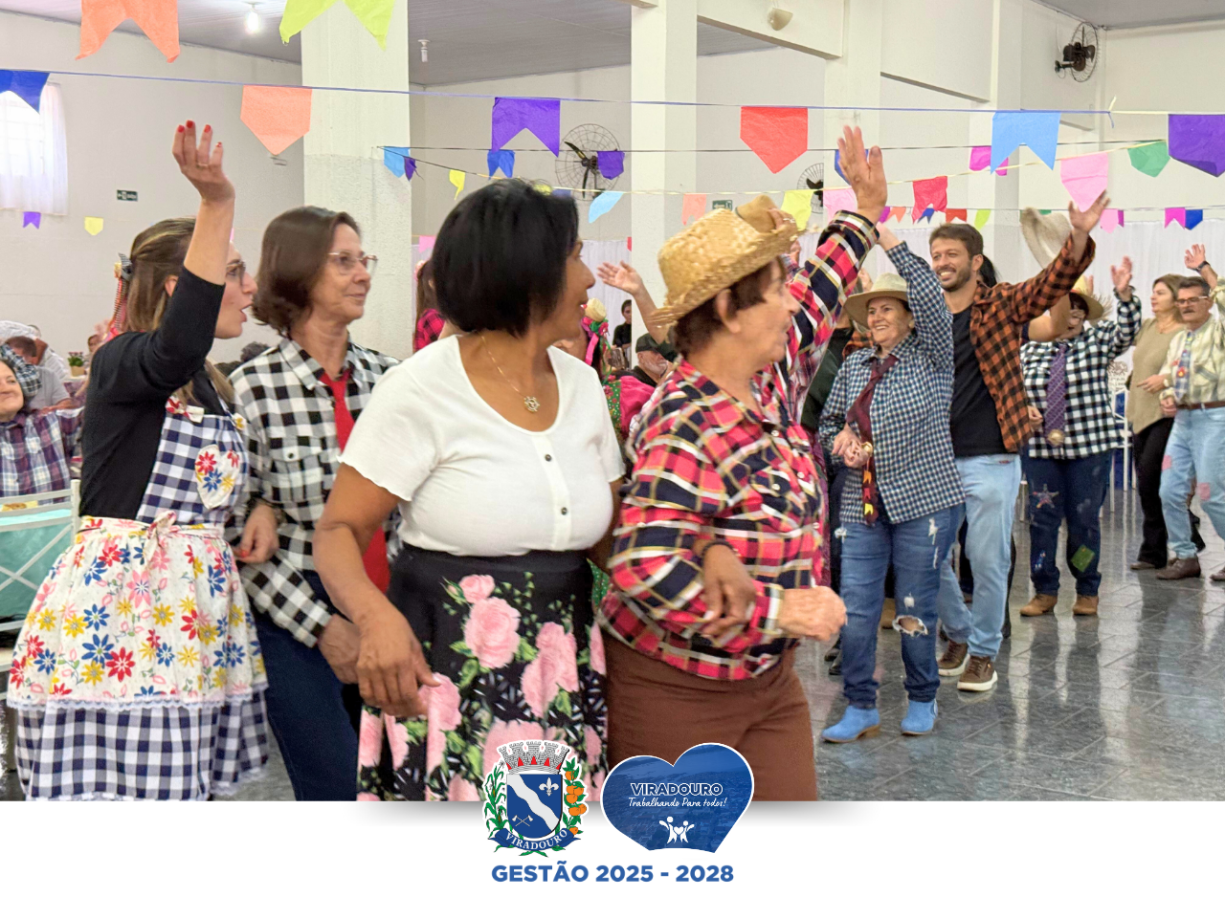 Festa Julina anima a manhã dos idosos dos CCIs e CRAS!