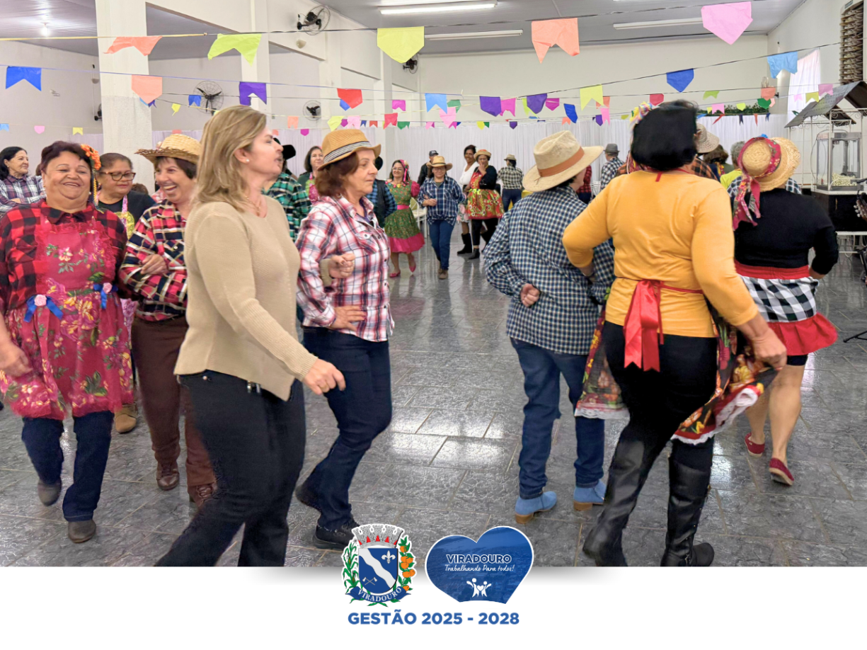 Festa Julina anima a manhã dos idosos dos CCIs e CRAS!