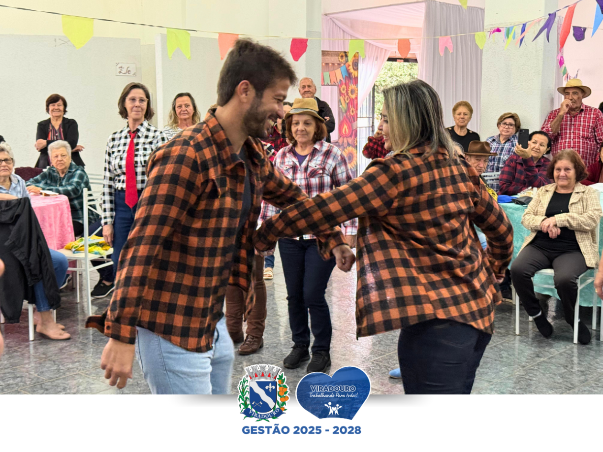 Festa Julina anima a manhã dos idosos dos CCIs e CRAS!