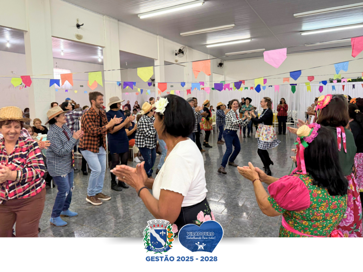 Festa Julina anima a manhã dos idosos dos CCIs e CRAS!