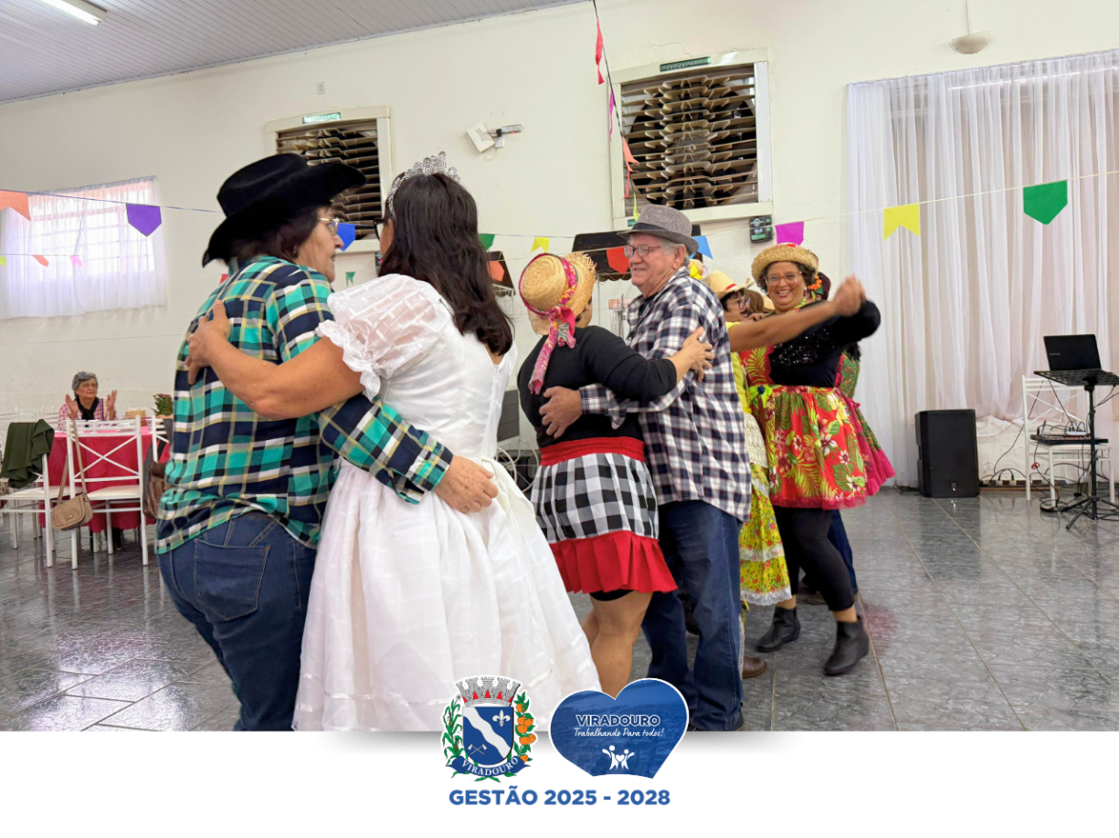 Festa Julina anima a manhã dos idosos dos CCIs e CRAS!