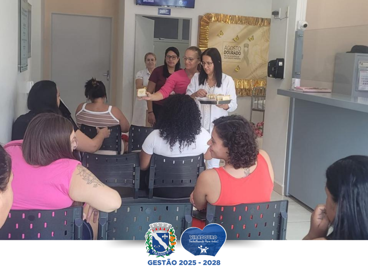 Agosto Dourado - Mês de Valorização do Aleitamento Materno!