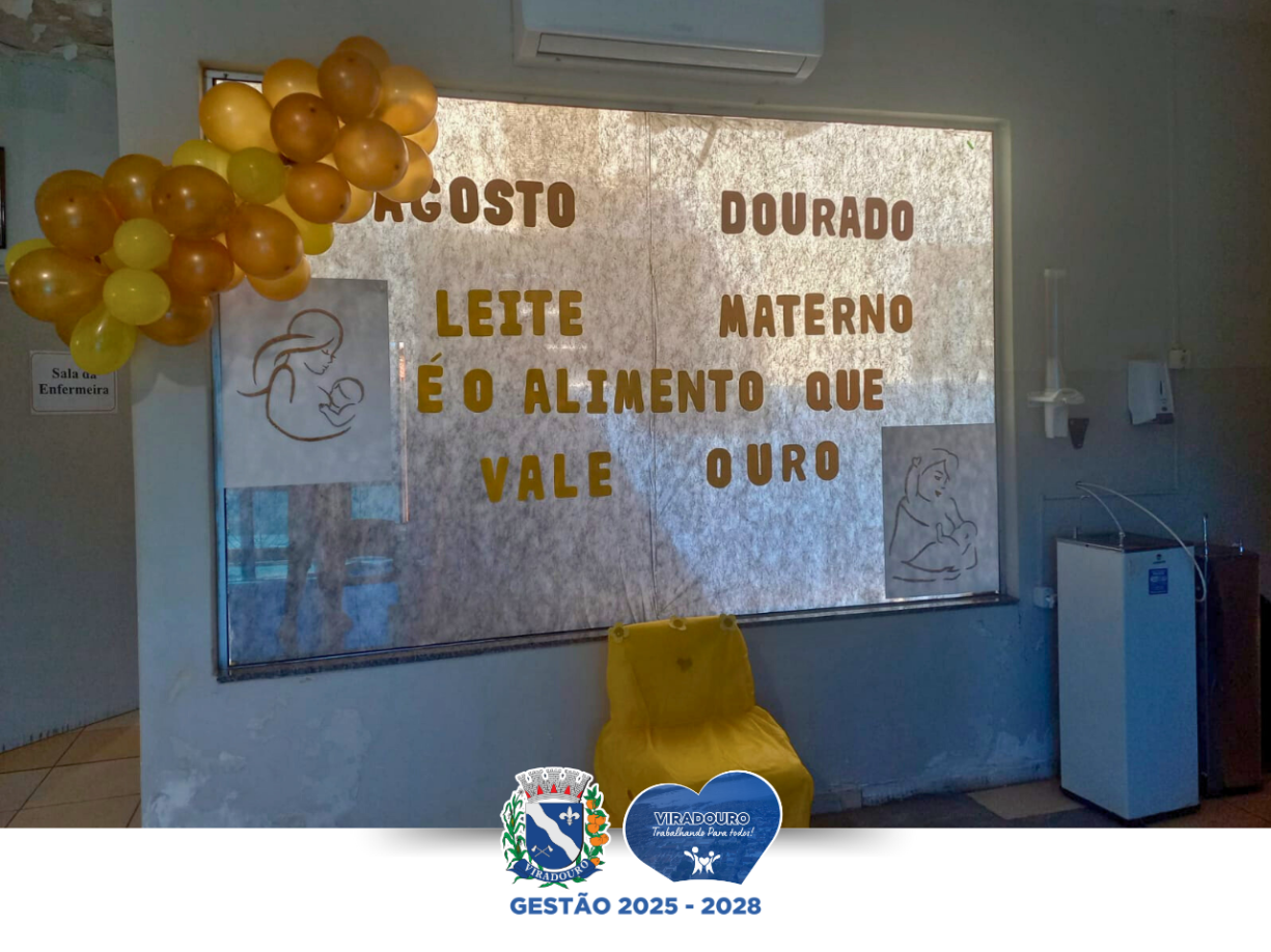 Agosto Dourado - Mês de Valorização do Aleitamento Materno!