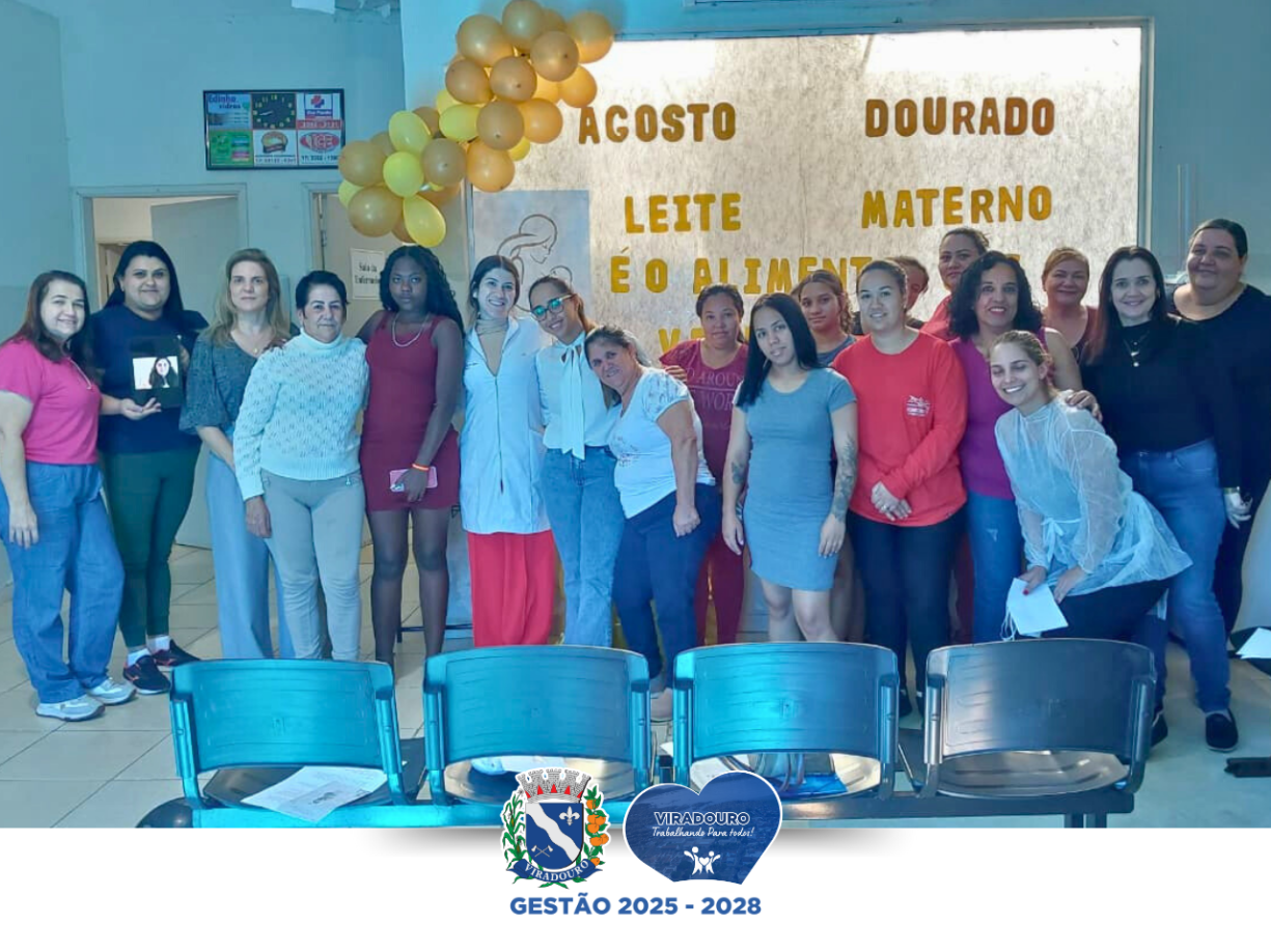 Agosto Dourado - Mês de Valorização do Aleitamento Materno!