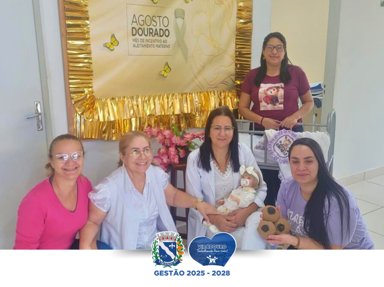 Agosto Dourado - Mês de Valorização do Aleitamento Materno!