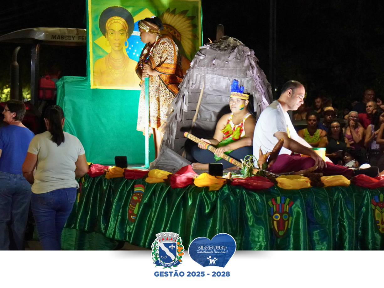 Desfile Cívico de 7 de Setembro Reúne Comunidade e Celebra História do Brasil, em Viradouro