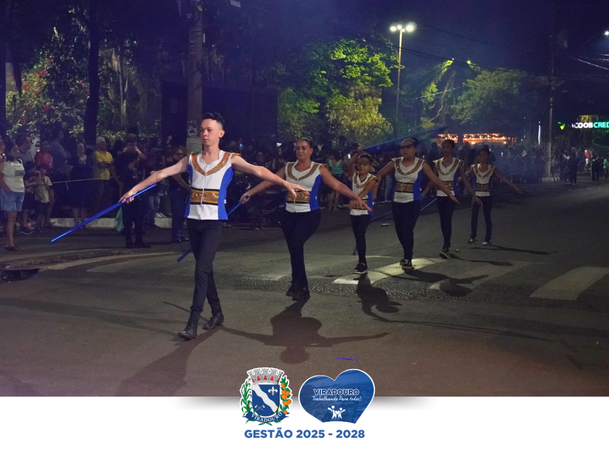 Desfile Cívico de 7 de Setembro Reúne Comunidade e Celebra História do Brasil, em Viradouro