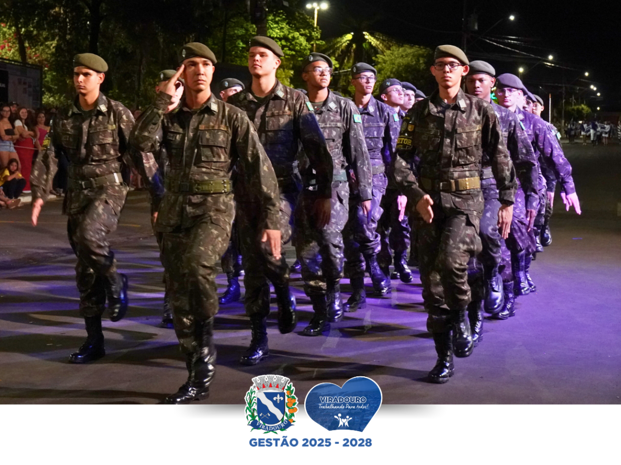 Desfile Cívico de 7 de Setembro Reúne Comunidade e Celebra História do Brasil, em Viradouro