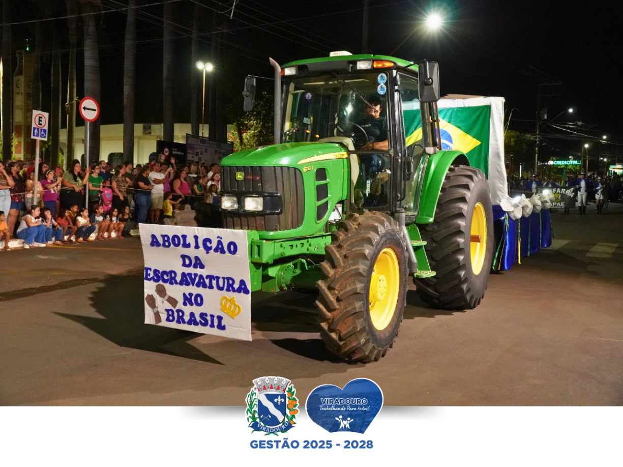 Desfile Cívico de 7 de Setembro Reúne Comunidade e Celebra História do Brasil, em Viradouro