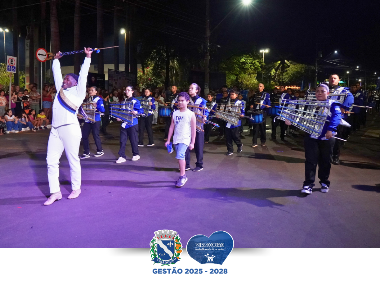 Desfile Cívico de 7 de Setembro Reúne Comunidade e Celebra História do Brasil, em Viradouro