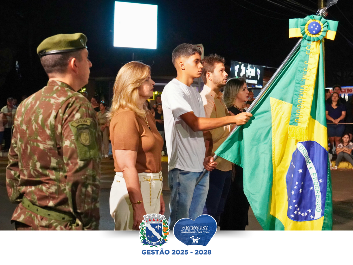 Desfile Cívico de 7 de Setembro Reúne Comunidade e Celebra História do Brasil, em Viradouro