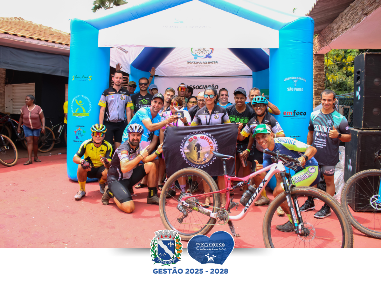10ª Edição do Pedal da Amizade reúne cerca de 300 ciclistas em Viradouro
