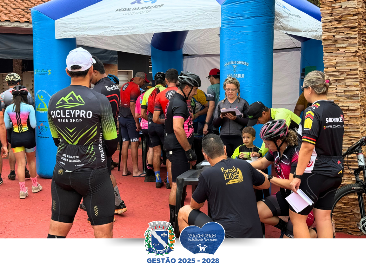 10ª Edição do Pedal da Amizade reúne cerca de 300 ciclistas em Viradouro