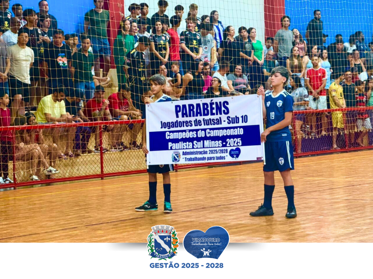 Viradouro abre o 27º Campeonato Municipal de Futsal com homenagens, emoção e celebração ao esporte