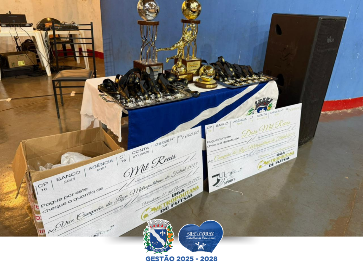 Viradouro Futsal é Campeã da Liga Metropolitana