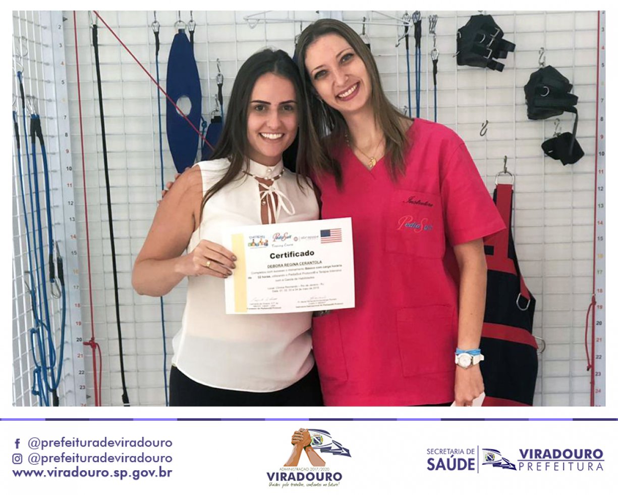 Fisioterapeuta de Viradouro Participa do Curso de Pediasuit no Rio de Janeiro