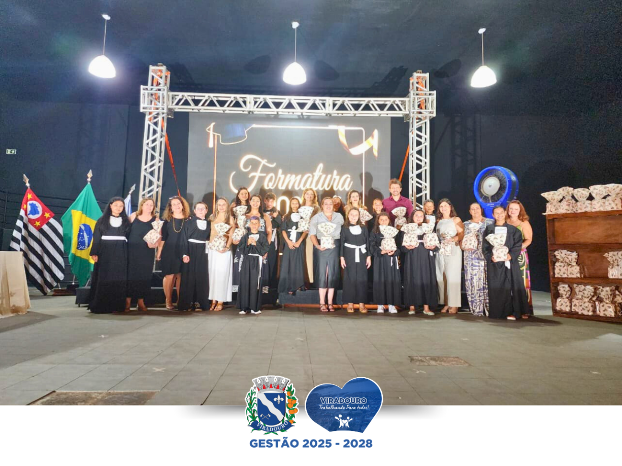 Formatura das Escolas Municipais - Fundamental 1