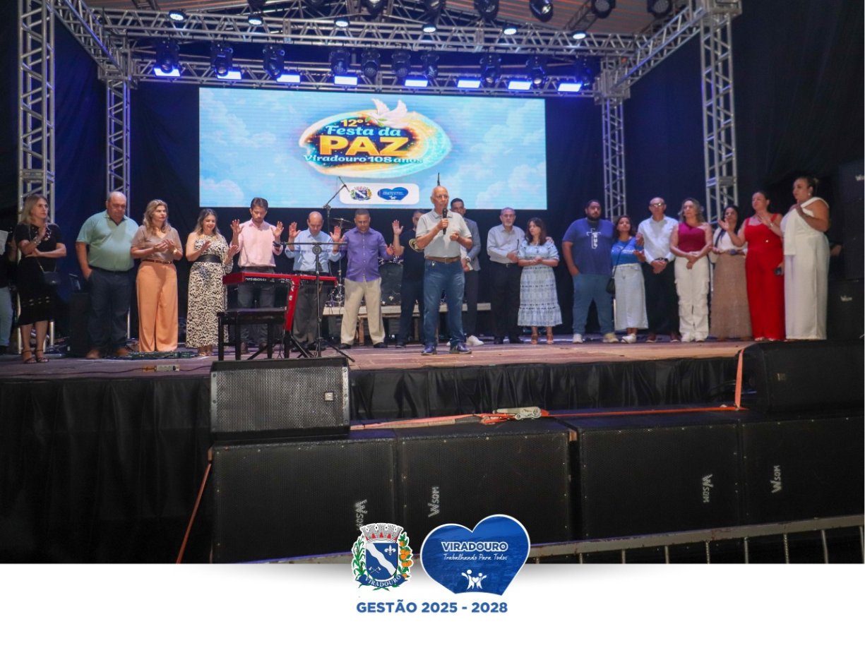 12ª Festa da Paz Emociona Público Presente e Declara a Paz sobre Viradouro