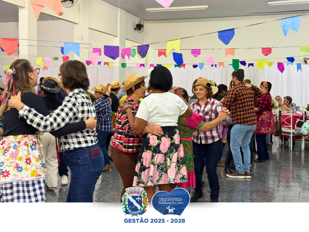 Festa Julina anima a manhã dos idosos dos CCIs e CRAS!