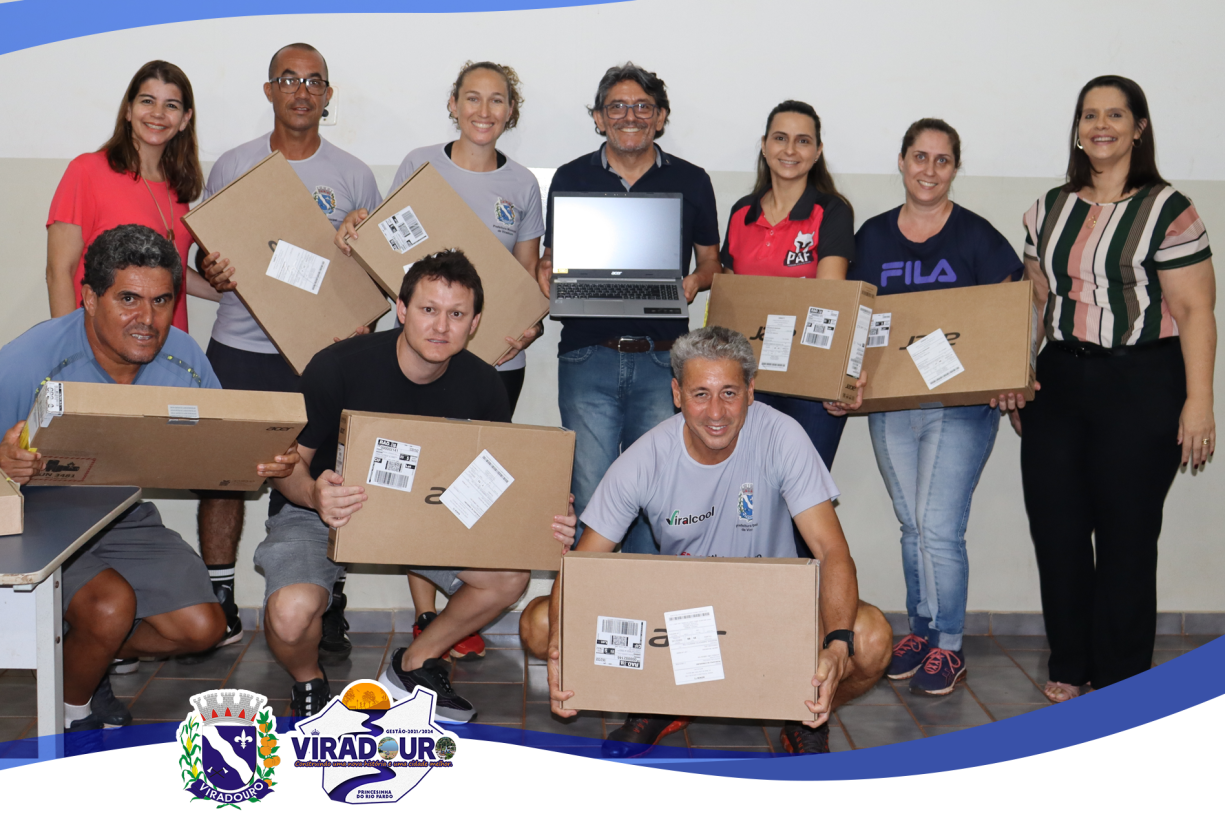 NOTEBOOKS PARA TODOS OS PROFESSORES EFETIVOS DA REDE MUNICIPAL.