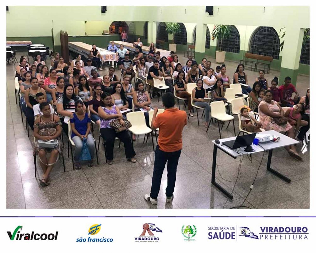 Primeiro Dia do Curso de Gestantes - Segundo Semestre
