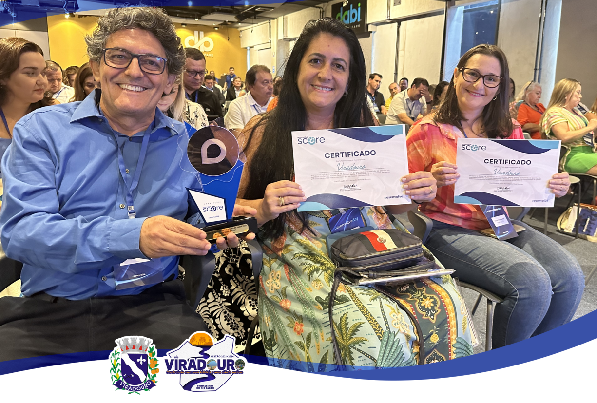 VIRADOURO RECEBE TROFÉU DE EXCELÊNCIA EM SAÚDE EM 2023!
