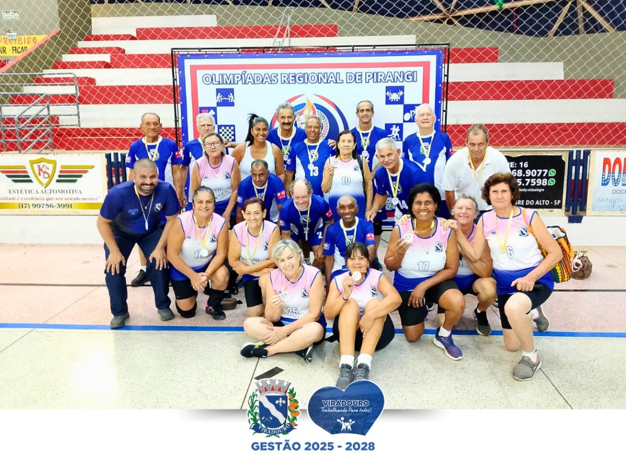 Vôlei +65: Campeões em Dose Dupla!