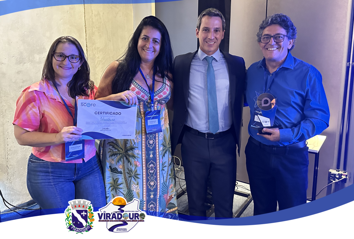 VIRADOURO RECEBE TROFÉU DE EXCELÊNCIA EM SAÚDE EM 2023!