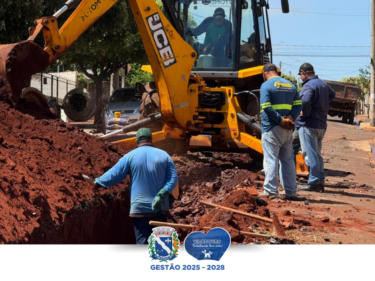Obras de melhoria nas galerias da Rua Floriano Peixoto