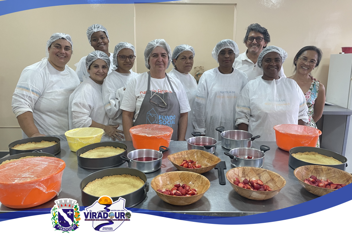 CONCLUSÃO DO CURSO DE GASTRONOMIA DO FUNDO SOCIAL - PANIFICAÇÃO E CONFEITARIA