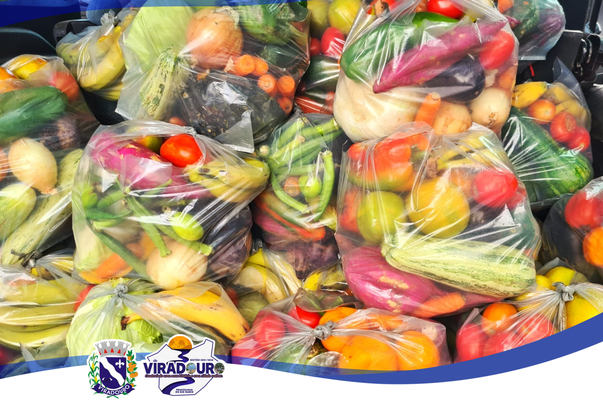 Ação Solidária: Fundo Social mais uma vez fez distribuição de frutas e legumes.