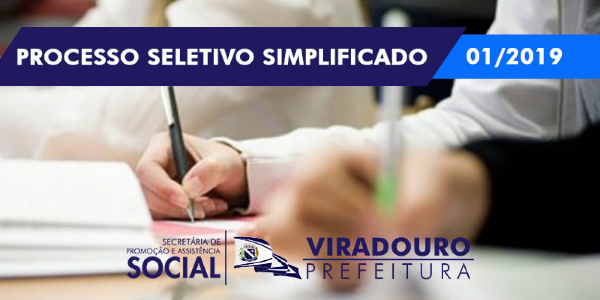 Processo Seletivo Simplificado 01/2019