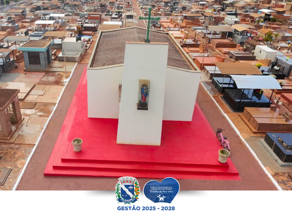 Cemitério Municipal de Viradouro recebe melhorias para acolher famílias no Dia de Finados