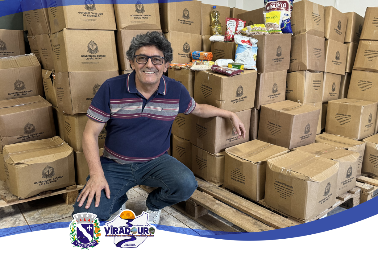 SOLIDARIEDADE EM AÇÃO: CHEGARAM AS CESTAS BÁSICAS PARA VIRADOURO! 
