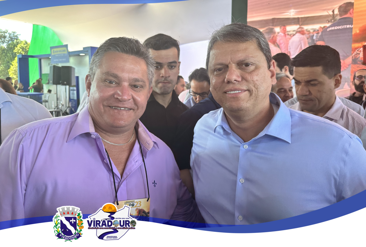 VISITA DO GOVERNADOR TARCÍSIO NA REGIÃO