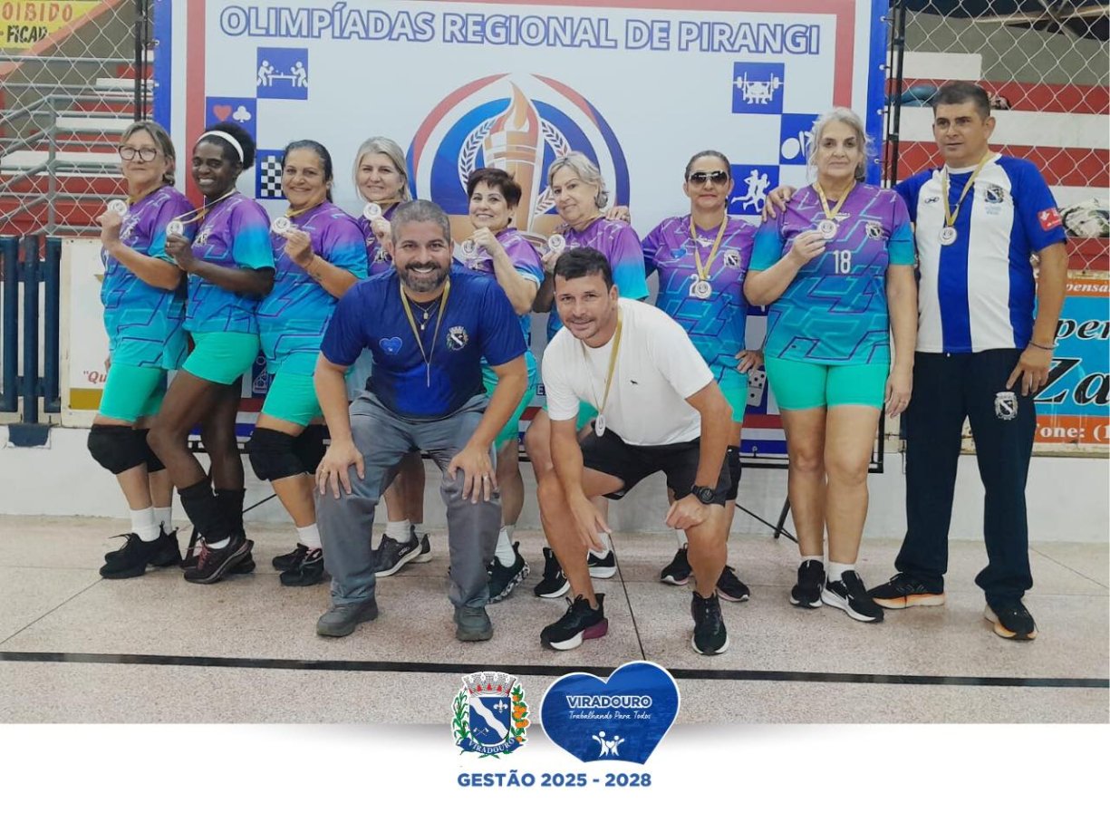 Viradouro é Campeã no Vôlei Feminino Melhor Idade +55!