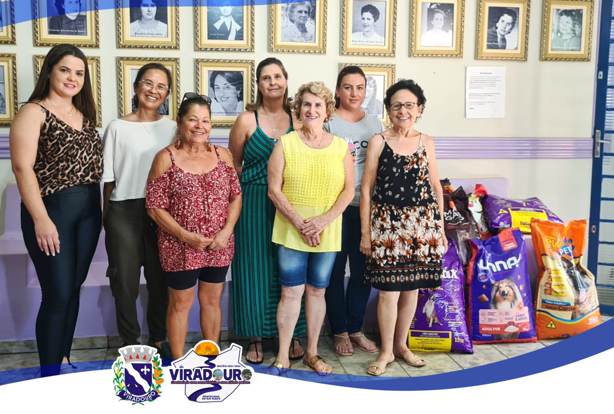 FUNDO SOCIAL DE VIRADOURO RECEBE DOAÇÃO DE RAÇÃO PARA CÃES E GATOS DO FUNDO SOCIAL DE SÃO PAULO E REALIZA DISTRIBUIÇÃO ÀS CUIDADORAS DO MUNICÍPIO.