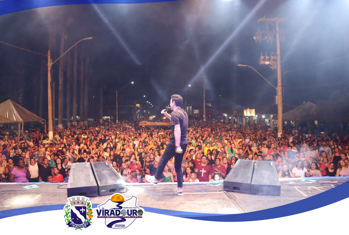 LEANDRO BORGES EMOCIONA PÚBLICO EM SHOW ABENÇOADO NO 3° DIA DA 9° FESTA DA PAZ EM VIRADOURO!