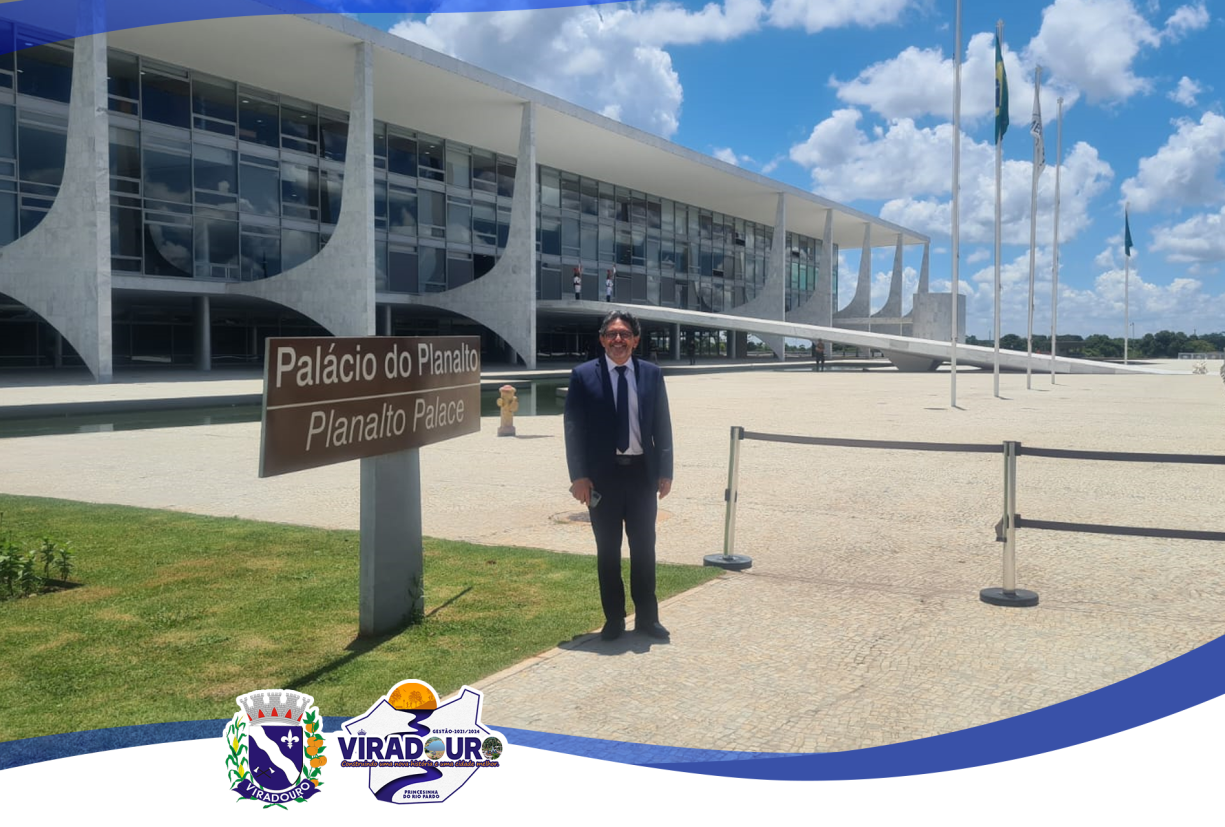 PREFEITO CAL RIBEIRO VISITA BRASÍLIA EM BUSCA DE RECURSOS PARA VIRADOURO