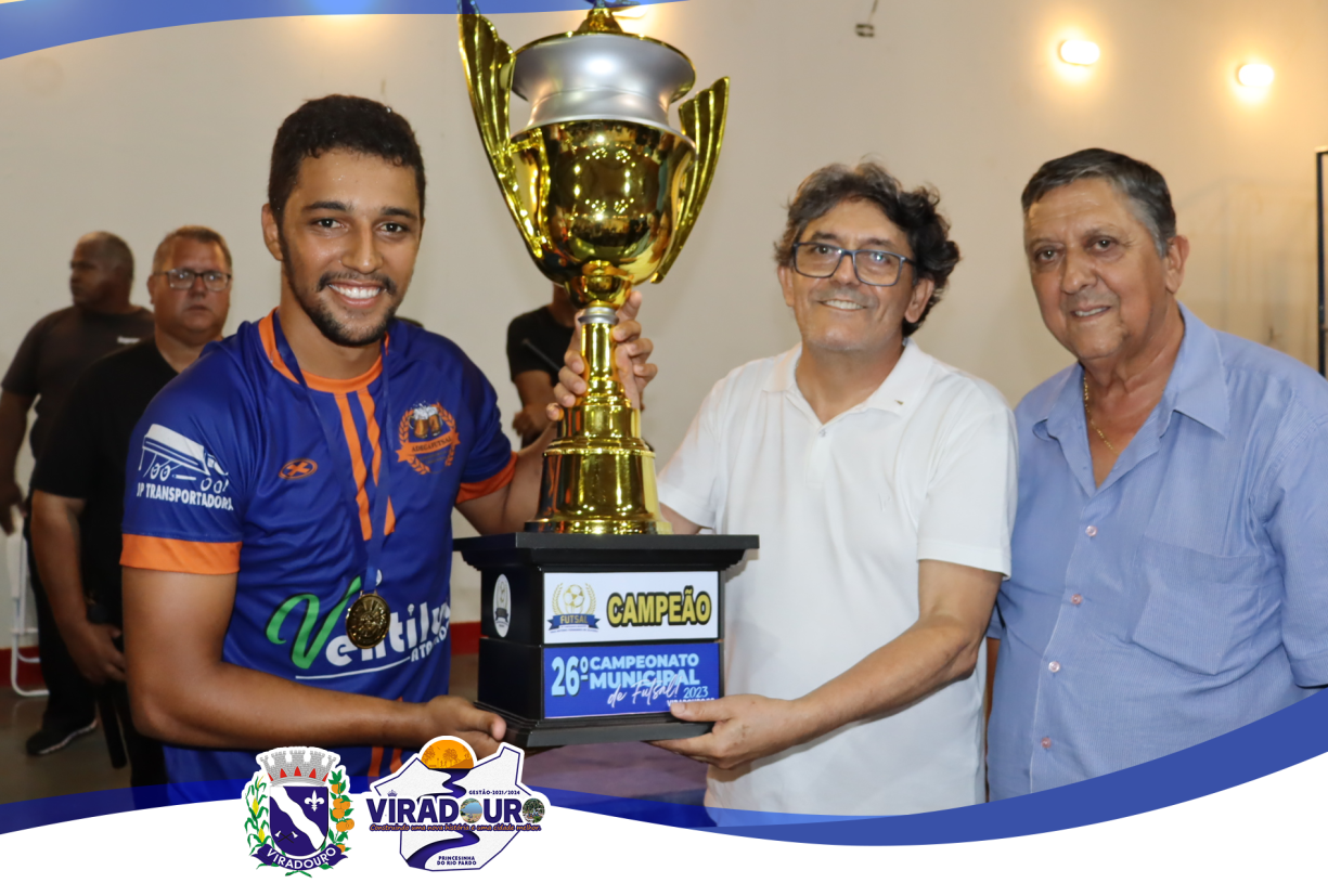 CAMPEONATO MUNICIPAL DE FUTSAL DE VIRADOURO: UM GRANDE SUCESSO NA 26ª EDIÇÃO, ADEGAS FUTSAL, CAMPEÃ! 