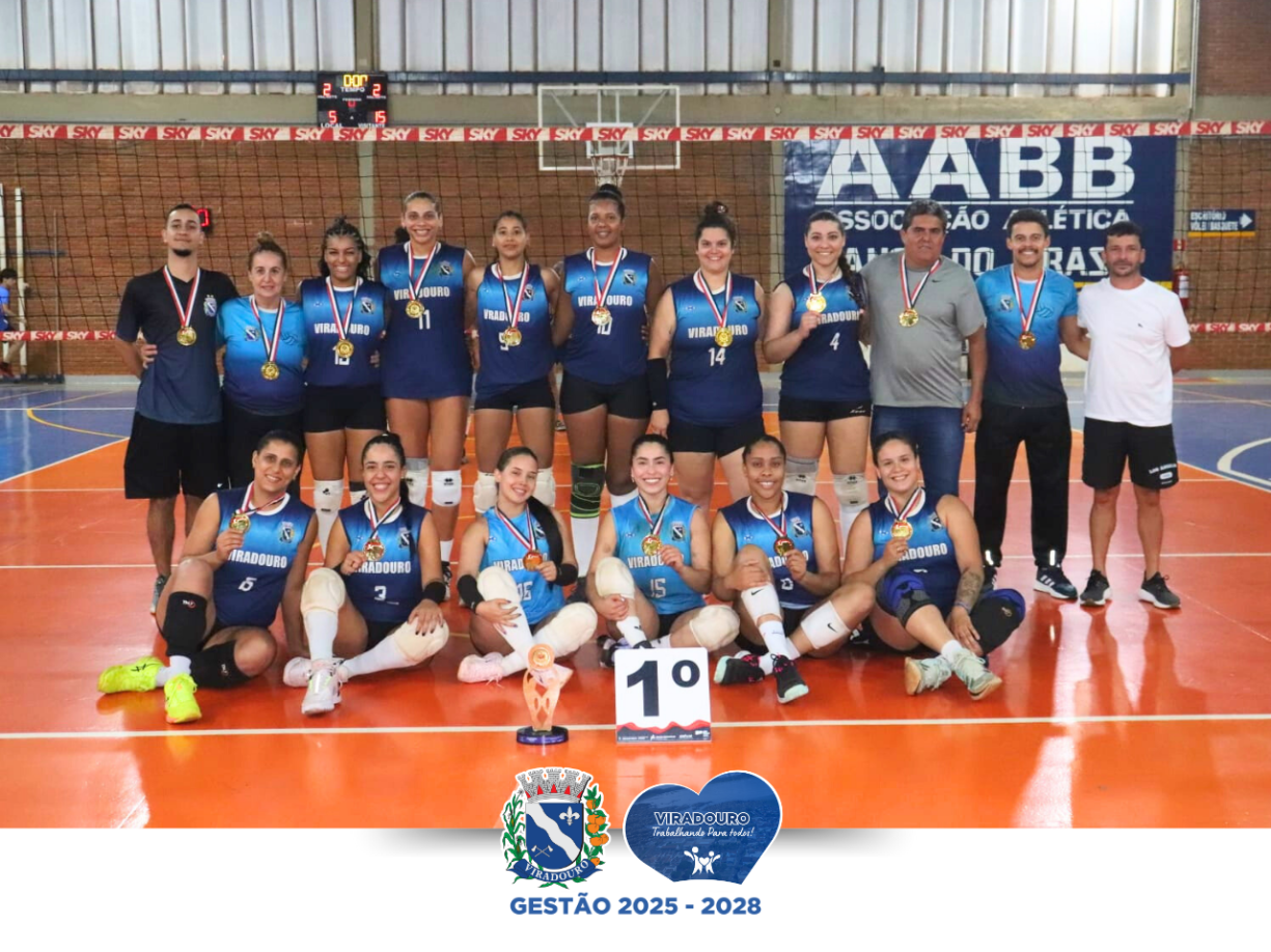 Viradouro é tricampeã no vôlei feminino!